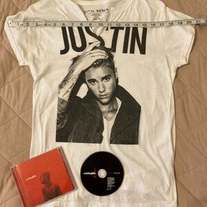 Justin Bieber T-Shirt and Changes Bundle